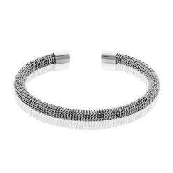 Histoire d'Or Bracelet Jonc Sibil acier blanc Sale