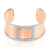 IMAGINE Bracelet Jonc Acier Blanc Strass Online