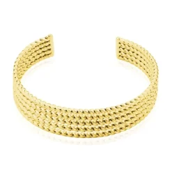 Histoire d'Or Bracelet Jonc Acier Dore Anthonyn acier doré New