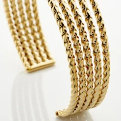 Histoire d'Or Bracelet Jonc Acier Dore Anthonyn acier doré New