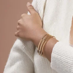 Histoire d'Or Bracelet Jonc Adel Acier Jaune acier doré Sale