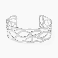 Histoire d'Or Bracelet Jonc Aelis Acier Blanc