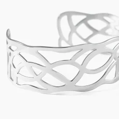 Histoire d'Or Bracelet Jonc Aelis Acier Blanc