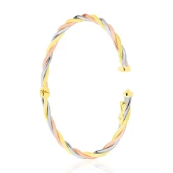 Histoire d'Or Bracelet Jonc Anaisaae Torsade Or Tricolore Outlet