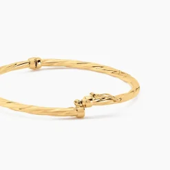 Histoire d'Or Bracelet Jonc Anaisaae Torsade Or Jaune Outlet