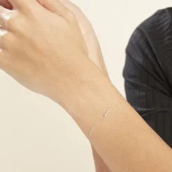 Histoire d'Or Bracelet Jonc Aprhodisia Blanc Diamant Blanc Best