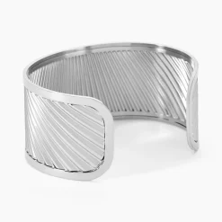 IMAGINE Bracelet Jonc Aud Acier Blanc Discount