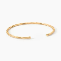 Histoire d'Or Bracelet Jonc Bohemian Plaqué Or Jaune New