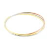 Histoire d'Or Bracelet Jonc Catalin 3 Fils Entrelaces Or Tricolore Clearance