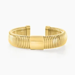 Histoire d'Or Bracelet Jonc Dafnie Acier Jaune