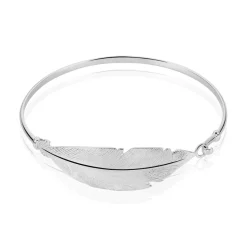 Histoire d'Or Bracelet Jonc Euriell Argent Blanc Discount
