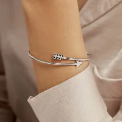 Histoire d'Or Bracelet Jonc Fabienna Argent Blanc Sale