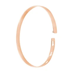 Histoire d'Or Bracelet Jonc Gravita Argent Rose Discount