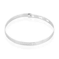 Histoire d'Or Bracelet Jonc Gravita Argent Blanc Sale