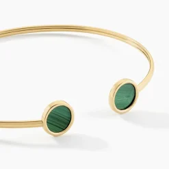 Histoire d'Or Bracelet Jonc Heida Or Jaune Malachite or jaune malachite vert Online