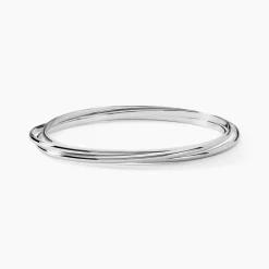 Histoire d'Or Bracelet Jonc Hugoline Argent Blanc Clearance