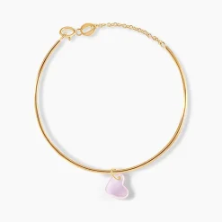 Histoire d'Or Bracelet Jonc Ida Coeur Or Jaune Online