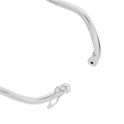 Histoire d'Or Bracelet Jonc Jennie Ondule Or Blanc Outlet