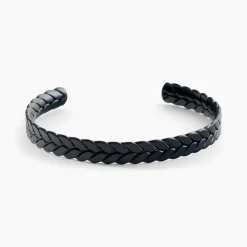 JOURDAN Bracelet Jonc Guilherme Acier Noir Online