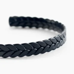 JOURDAN Bracelet Jonc Guilherme Acier Noir Online