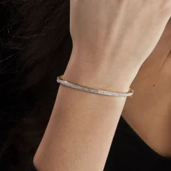 Histoire d'Or Bracelet Jonc Karama Or Bicolore