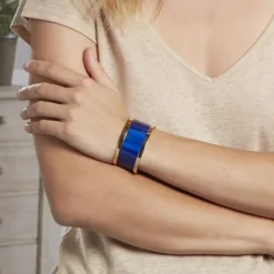 IMAGINE Bracelet Jonc Kayssi Acier Jaune acier doré Online