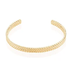 Histoire d'Or Bracelet Jonc Lilya Plaqué Or Jaune Sale