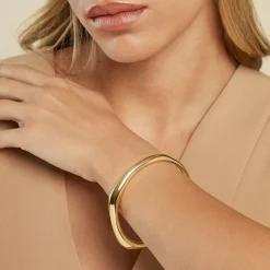 Histoire d'Or Bracelet Jonc Minya Acier Jaune Best