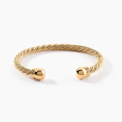 Histoire d'Or Bracelet Jonc Nelsie Plaqué Or Doré Outlet