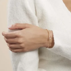 Histoire d'Or Bracelet Jonc Plaqué Or Jaune Nilay Oxyde De Zirconium Hot