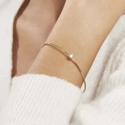 Histoire d'Or Bracelet Jonc Plaqué Or Jaune Nilay Oxyde De Zirconium Hot