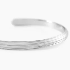 Histoire d'Or Bracelet Jonc Pulse Argent Blanc Outlet