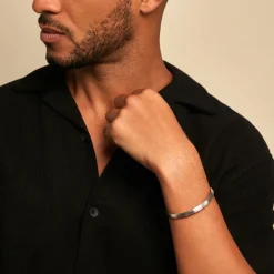 Histoire d'Or Bracelet Jonc Pulse Argent Blanc Outlet