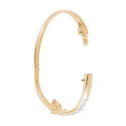 Histoire d'Or Bracelet Jonc Reyyanae Plaqué Or Jaune Oxyde De Zirconium Clearance