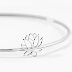 Histoire d'Or Bracelet Jonc Rosita Argent Blanc Sale