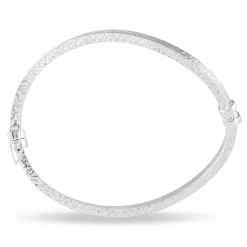 Histoire d'Or Bracelet Jonc Safietouae Argent Blanc New