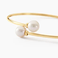 Histoire d'Or Bracelet Jonc Sammy Or Jaune Perle De Culture Clearance