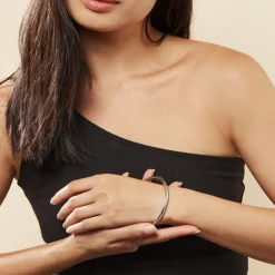 Histoire d'Or Bracelet Jonc Tabata Argent Blanc Sale