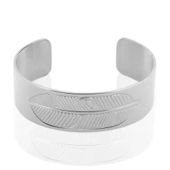 Histoire d'Or Bracelet Jonc Tia Acier Blanc Hot