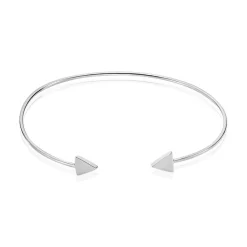 Histoire d'Or Bracelet Jonc Trilia Argent Blanc Outlet