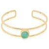 Histoire d'Or Bracelet Jonc Veina Plaqué Or Jaune Aventurine Clearance