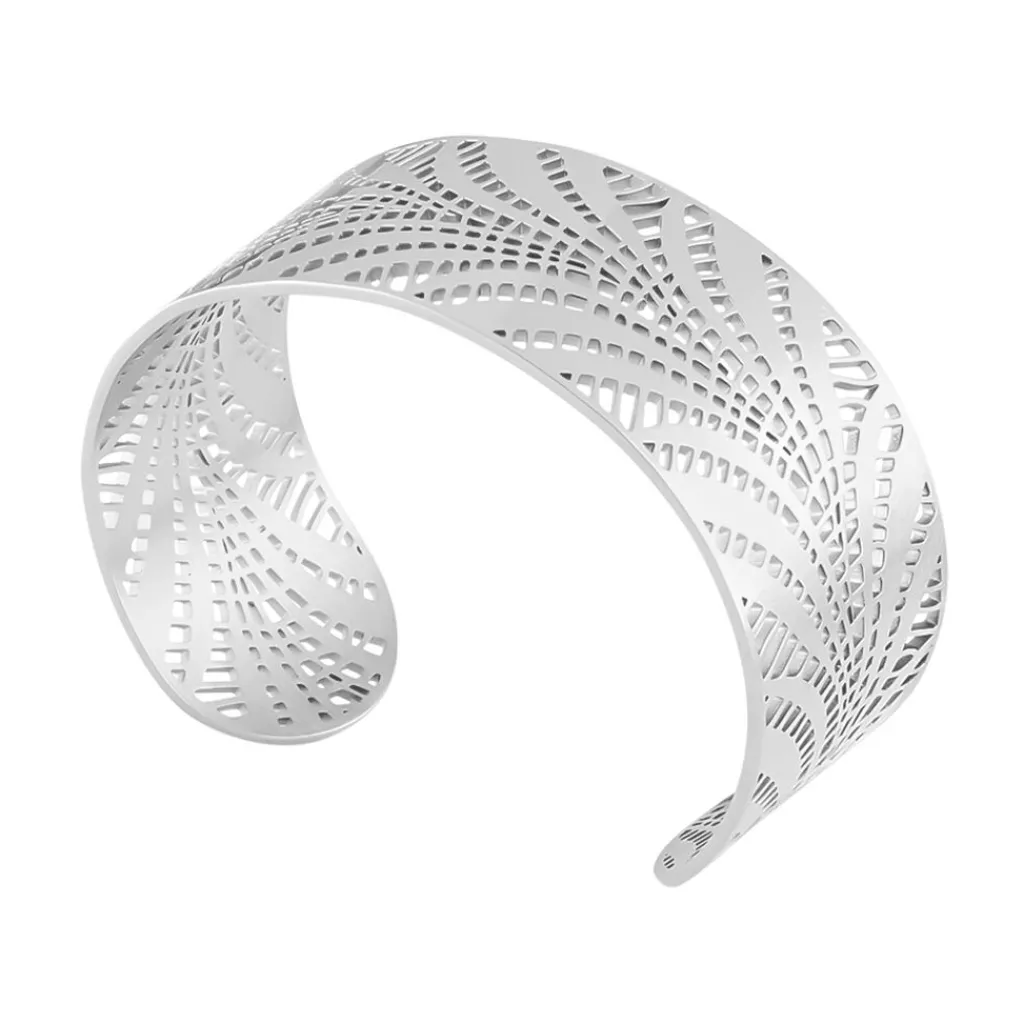Histoire d'Or Bracelet Jonc Wilson Acier Blanc acier argenté Online