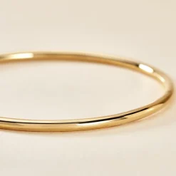 Histoire d'Or Bracelet Jonc Xylina Fil Rond Lisse Or Jaune New