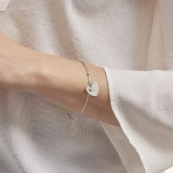 Histoire d'Or Bracelet Jonc Ylla Argent Blanc Oxyde De Zirconium Best