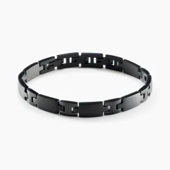 Histoire d'Or Bracelet Josua Acier Noir Discount