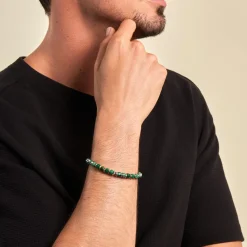 JOURDAN Bracelet Acier Blanc acier blanc vert