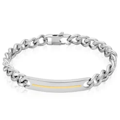 JOURDAN Bracelet Acier Gris Clearance