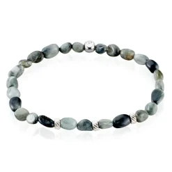 JOURDAN Bracelet Boreal Argent Blanc Quartz argent blanc quartz gris Sale