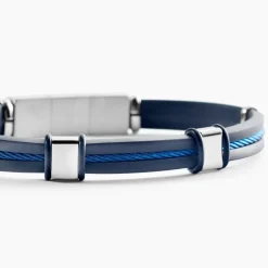 JOURDAN Bracelet Caoutchouc Noir New