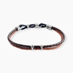 JOURDAN Bracelet Colibri Acier Marron Best